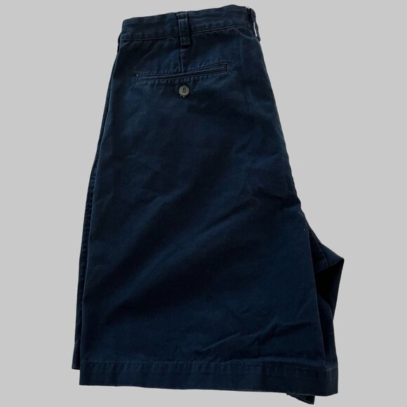 Chaps Stretch Cargo Shorts Mens 36 Navy‎ Blue Cotton Pleated Slash Pockets - Picture 7 of 7